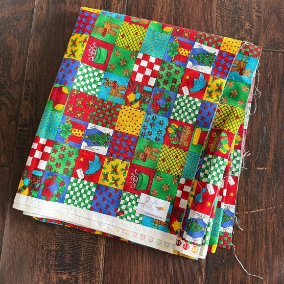 🎄 Sue Zipkin “’Tis the Season” Christmas Fabric – 2 Yards Quilting Cotton - Picture 1 of 2